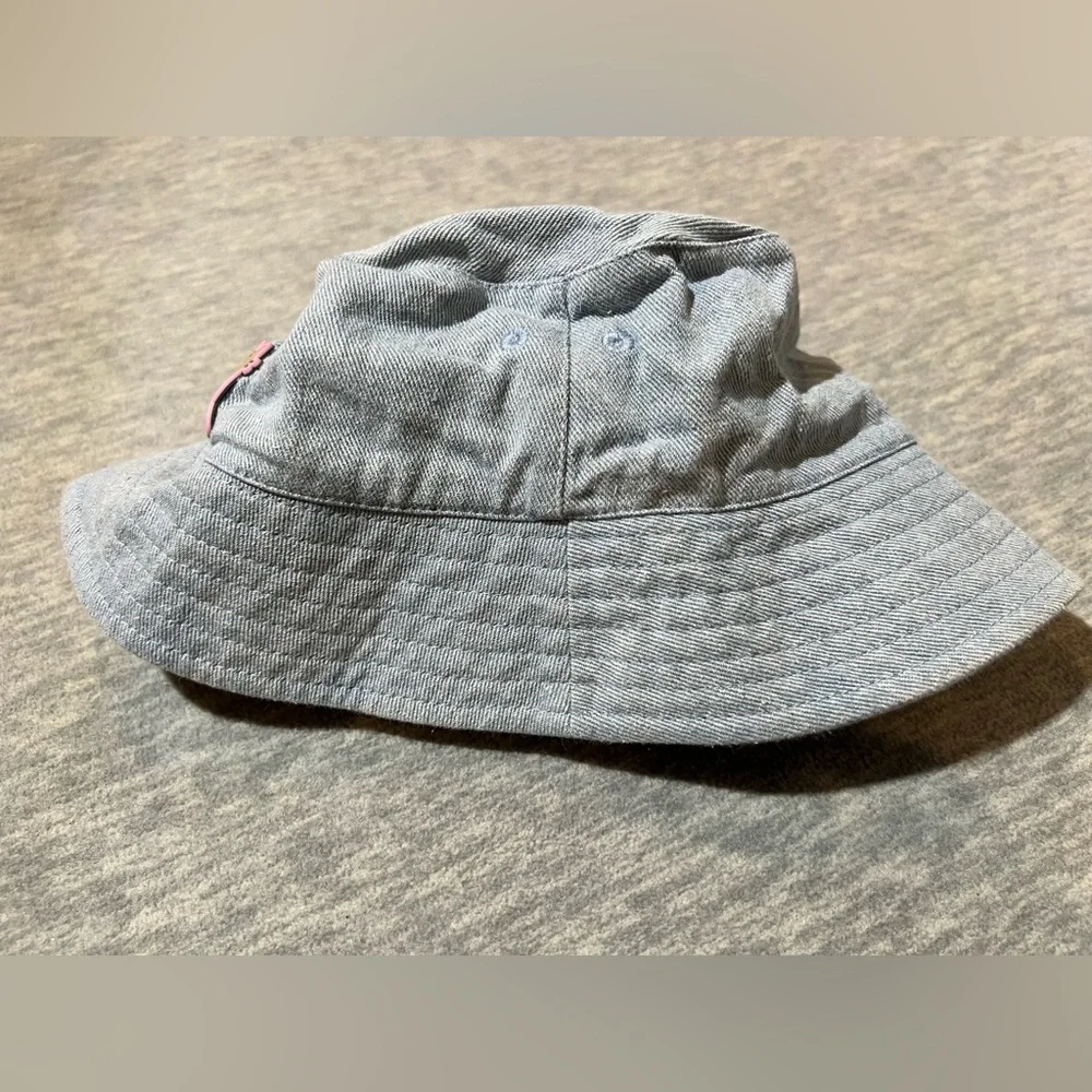Pusheen The Cat‎ Reserved Kids Light Blue Bucket Hat with Patch 5-9 years denim
